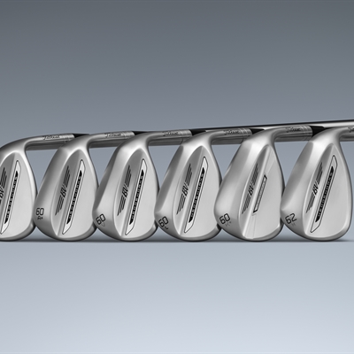 Vokey WedgeWorks wedges lined up