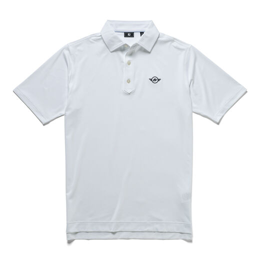 Vokey Solid Lisle White Polo