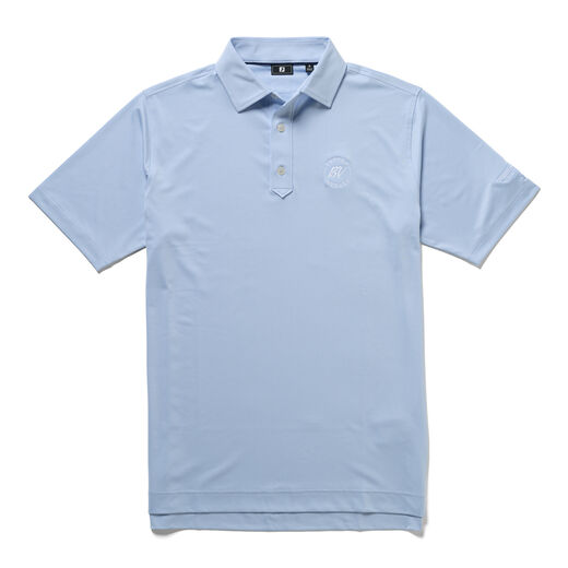 Vokey Solid Lisle Sky Blue Polo	