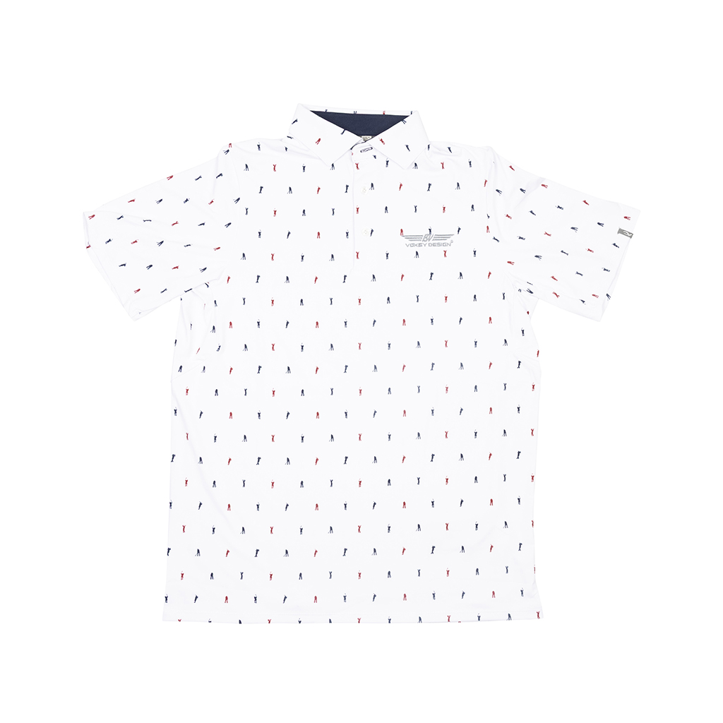 Vokey Golfer Polo - Red/White