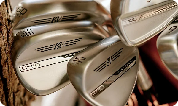 A set of Vokey iron clubs.